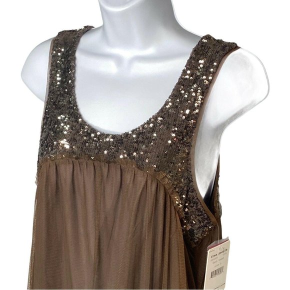 Free People Mirror Mirror Sequin Tunic Tank Cutout - Picture 2 of 9